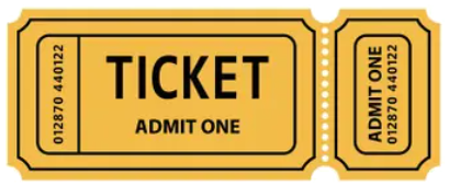 Admit one ticket